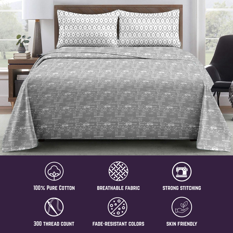 Tribal Weave - Light Grey