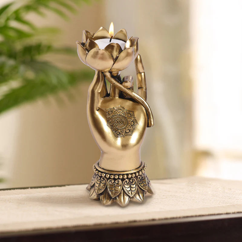 Buddha Hand Candle Holder