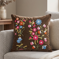 Earthtone Blossom Embroidered - 16