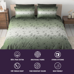 Hushed Horizon - Sage Green 400TC