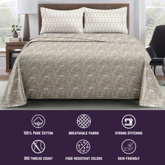 Tribal Weave - Brown 300TC