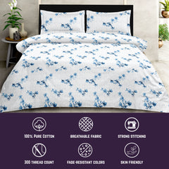 Petal Drift - Blue 300TC