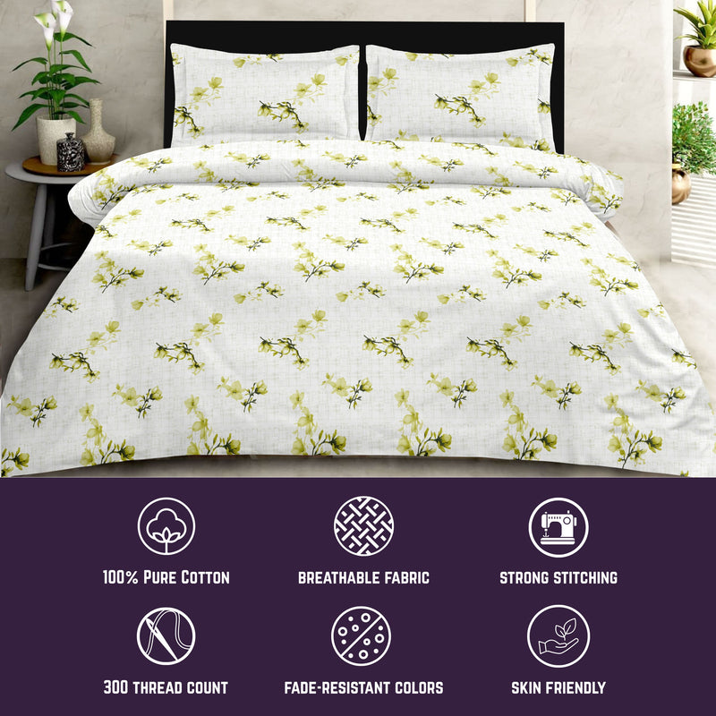 Petal Drift - Lime 300TC