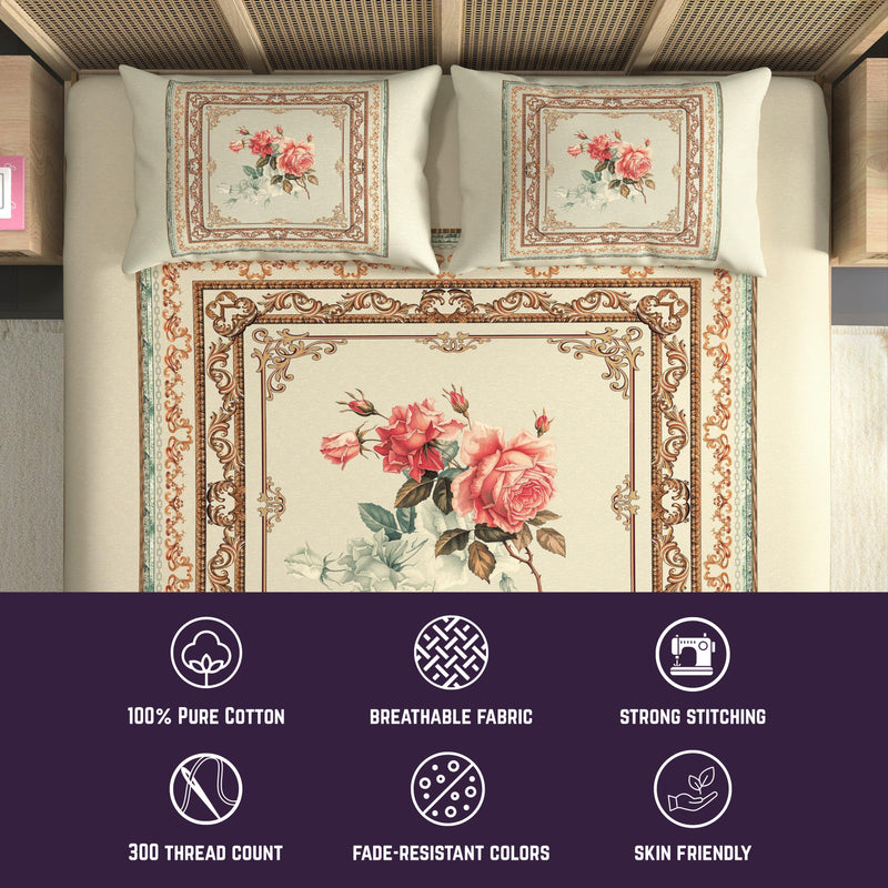 Imperial Rose - Off White 300TC