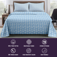 Urban Leaf - Sky Blue