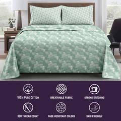 Liana Grid - Mint Green