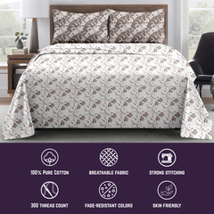 Whisper Vine - Brown 300TC