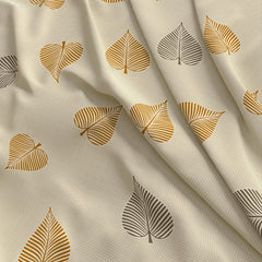 Autumn Veil King Bedsheet Set | 400 TC | Grey Golden