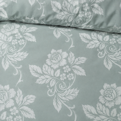 Blush Elegance King Bedsheet Set | 300 TC | 100% Pure Cotton | Light Turquoise