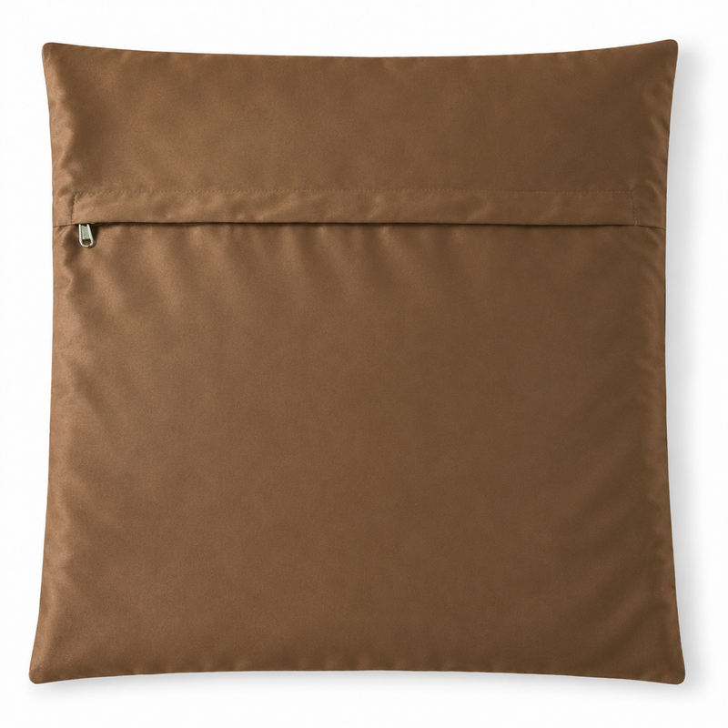 Cocoa Tiger Embellished Cushion Cover - 18x18