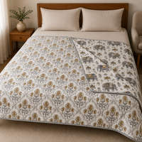 Bagh-E-Gaj Reversible Lightweight AC Dohar | Double Bed Dohar
