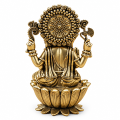 Lord Ganesha Brass Idol | 4" | 100% Brass
