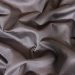 Close-up of gray fabric with folds