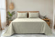 Classic Royale King Bedsheet Set | 400 TC | 100% Satin Cotton | 2 Pillow Covers | Pearl