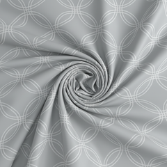 Halo Weave Bedsheet Set | 600 TC | 100% Satin Cotton | Grey