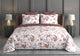 Heritage Bloom Bedsheet Set | 600 TC | 100% Satin Cotton | Dusty Rose