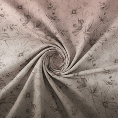Hushed Horizon King Bedsheet Set | 400 TC | 100% Pure Cotton | 2 Pillow Covers | Dusty Rose