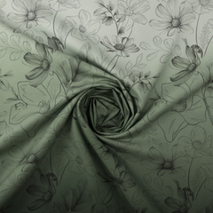 Hushed Horizon King Bedsheet Set | 400 TC | 100% Pure Cotton | 2 Pillow Covers | Sage Green