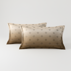 Hushed Horizon King Bedsheet Set | 400 TC | 100% Pure Cotton | 2 Pillow Covers | Sandstone