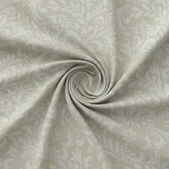 Ivory Blossom King Bedsheet Set | 400 TC | 100% Pure Cotton | 2 Pillow Covers
