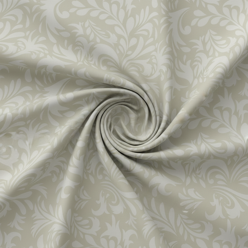 Ivory Blossom King Bedsheet Set | 400 TC | 100% Pure Cotton | 2 Pillow Covers