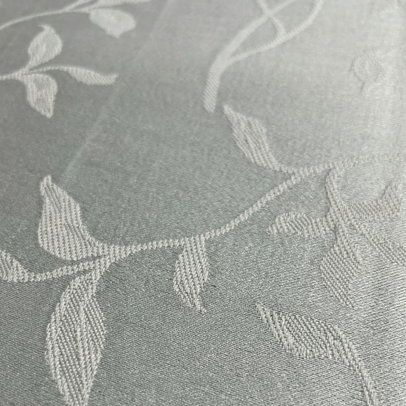 Jacquard Quiet Tendrils King Bedsheet Set | 300 TC | 100% Pure Cotton | 2 Pillow Covers