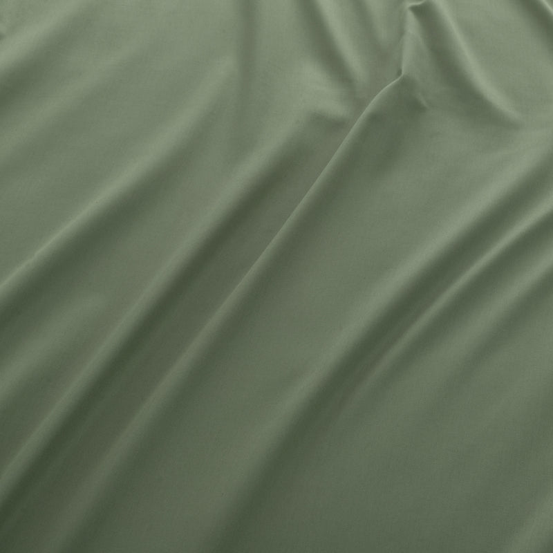 Classic Plain King Bedsheet Set | 400 TC | 100% Satin Cotton | 2 Pillow Covers | Moss