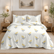 Marigold Breeze Perkale King Bedsheet Set | 300 TC