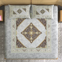 Persian Court Artisinal King Bedsheet Set | 400 TC | 2 Pillow Covers