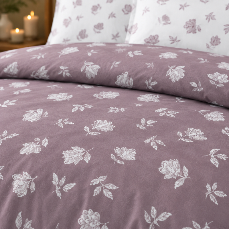 Petal Charm King Bedsheet Set | 400 TC