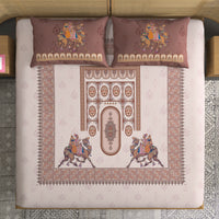 Royal Camel Trail Artisinal King Bedsheet Set | 300 TC | 2 Pillow Covers