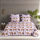 Royal Caravan King Bedsheet Set | 210 TC | 100% Pure Cotton | 2 Pillow Covers | Lavender