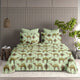 Royal Caravan King Bedsheet Set | 210 TC | 100% Pure Cotton | 2 Pillow Covers | Mint Green