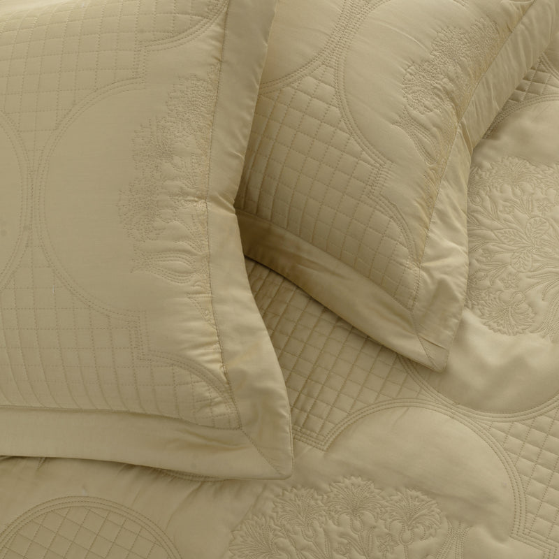 Sanctum Dynasty - Biege Bed Cover 300TC