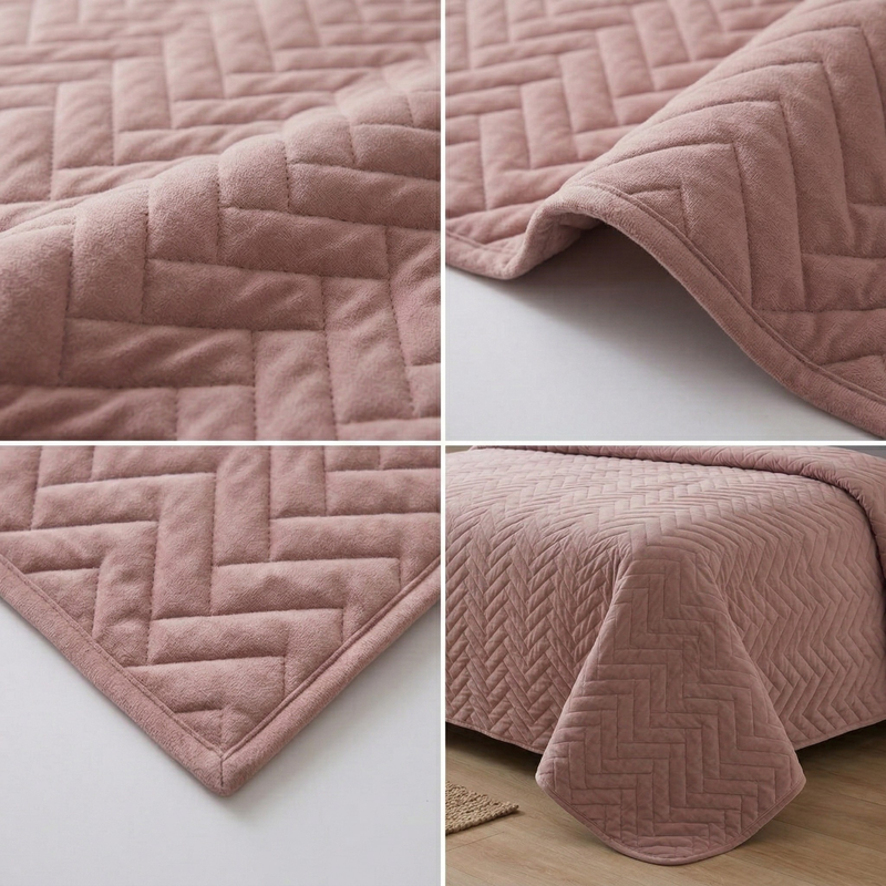 Sanctum Elite - Dusty Rose Bed Cover 300TC