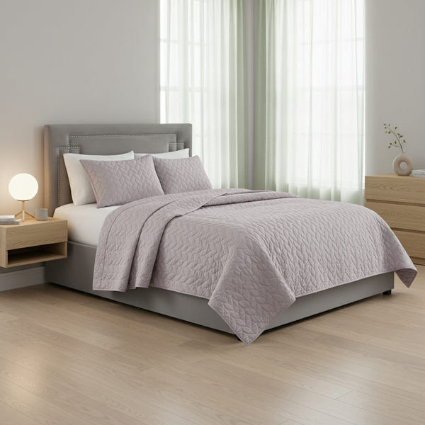 Sanctum Imperial - Muted Purple Bed Cover 300TC