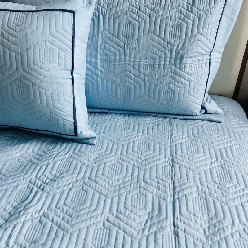 Sanctum Sovereign - Sky Blue Bed Cover 300TC