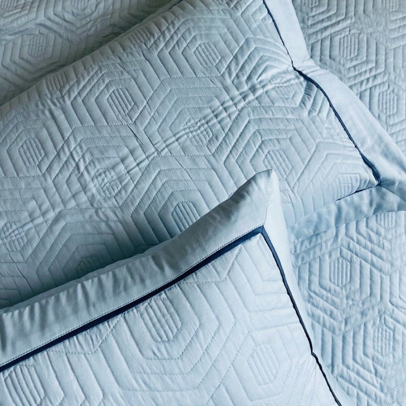 Sanctum Sovereign - Sky Blue Bed Cover 300TC