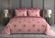 Vintage Crest Bedsheet Set | 600 TC | 100% Satin Cotton | Pink
