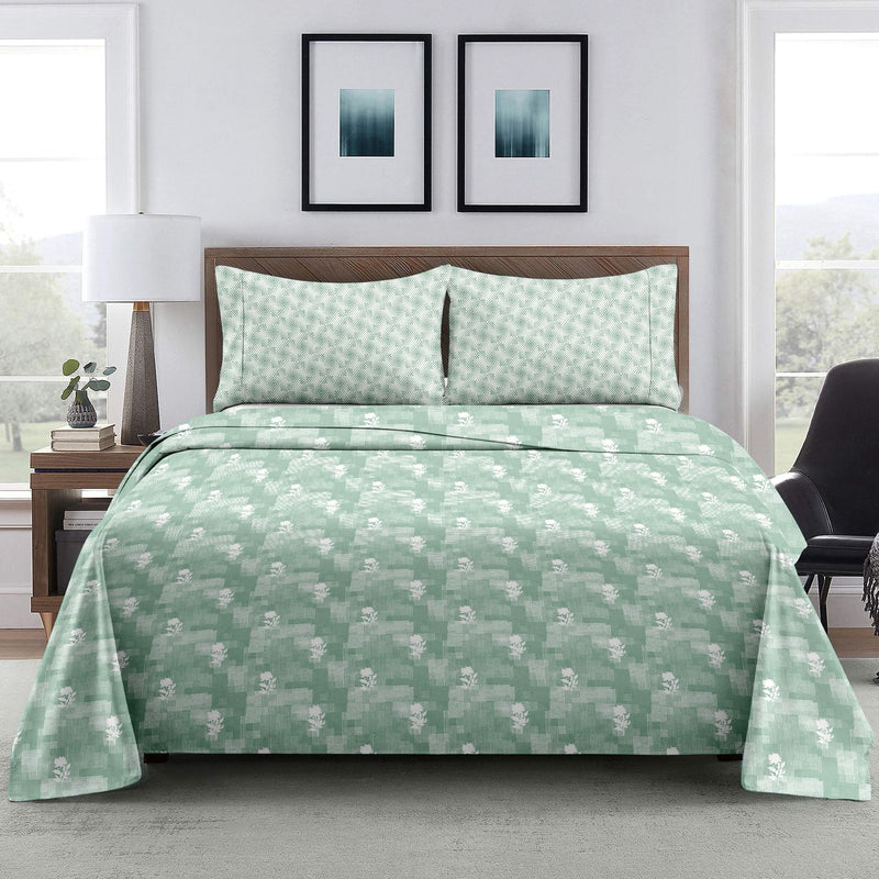 Liana Grid - Mint Green