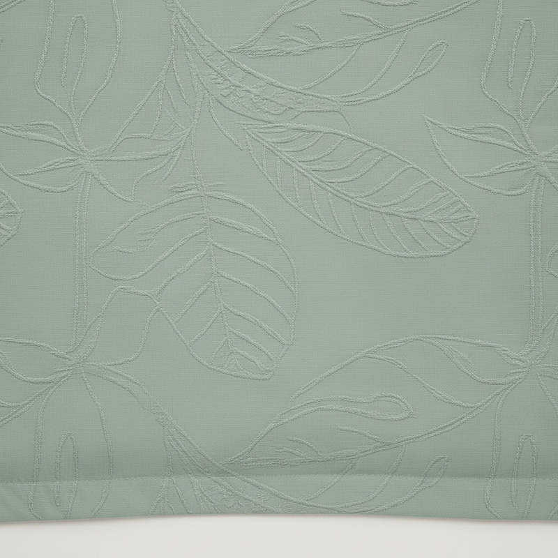 Jacquard Elysian Leaves King Bedsheet Set | 300 TC | 100% Pure Cotton | 2 Pillow Covers