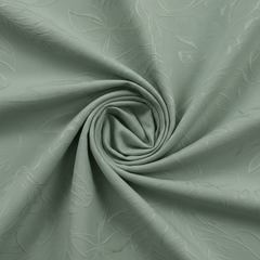 Jacquard Elysian Leaves King Bedsheet Set | 300 TC | 100% Pure Cotton | 2 Pillow Covers