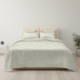 Ivory Blossom King Bedsheet Set | 400 TC | 100% Pure Cotton | 2 Pillow Covers