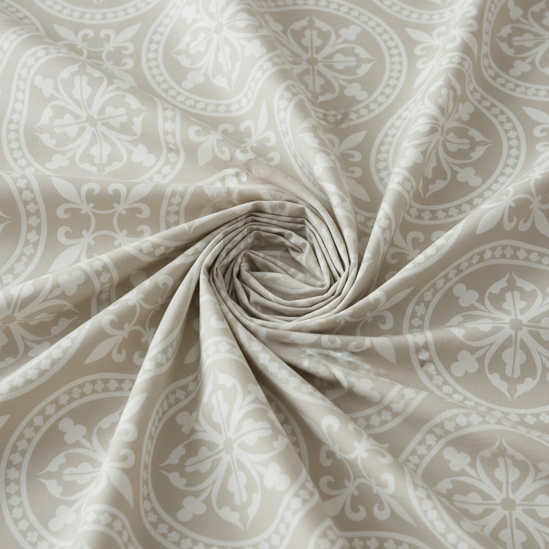 Magnolia Dune King Bedsheet Set | 400 TC | 100% Pure Cotton | 2 Pillow Covers