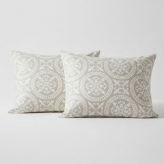 Magnolia Dune King Bedsheet Set | 400 TC | 100% Pure Cotton | 2 Pillow Covers