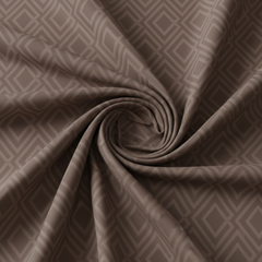 Jacquard Diamond Muse King Bedsheet Set | 300 TC | 100% Pure Cotton | 2 Pillow Covers