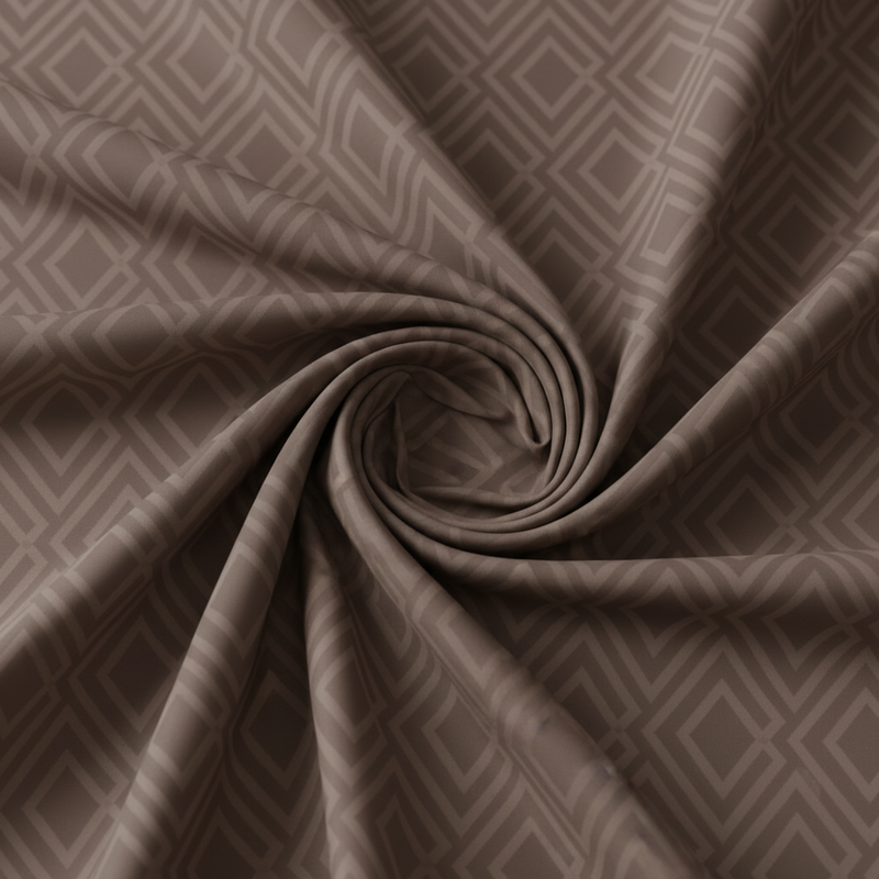 Jacquard Diamond Muse King Bedsheet Set | 300 TC | 100% Pure Cotton | 2 Pillow Covers